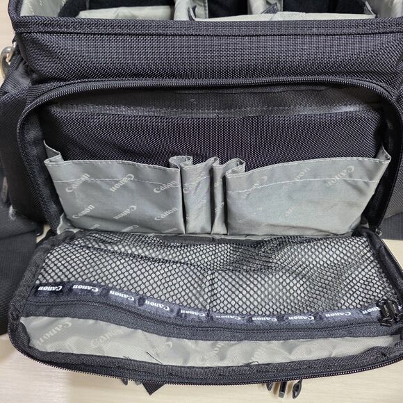 Canon 200DG Digital Camera DSLR Large 15" Tote & Gadget Bag w/ Shoulder Strap - Picture 11 of 11